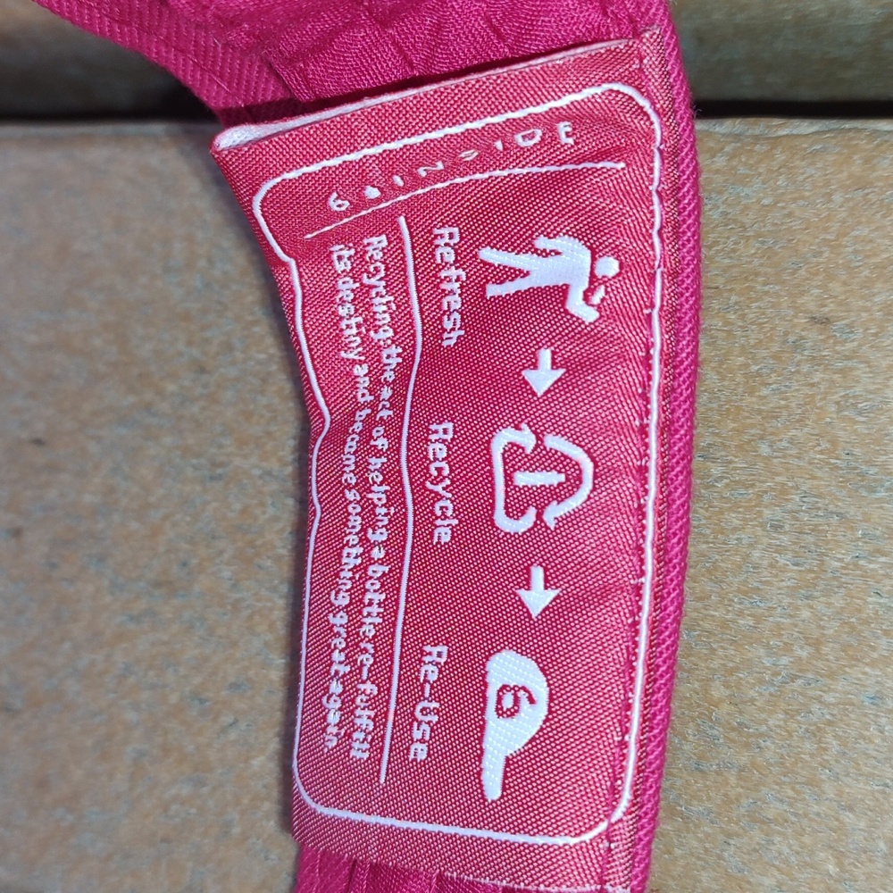 Coca Cola Refresh Recycle Re-Use Embroidered Stra… - image 8